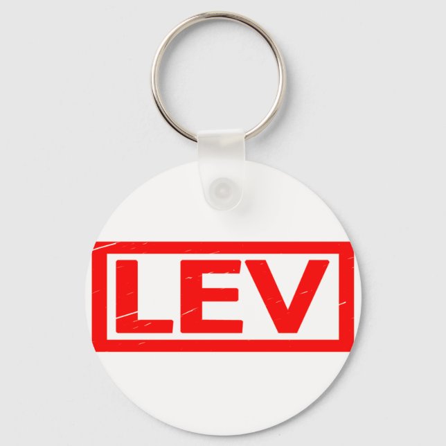 Lev Stamp Key Ring (Front)