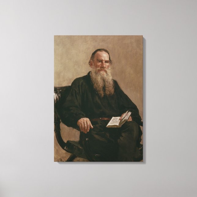 Lev Tolstoy  1887 Canvas Print (Front)