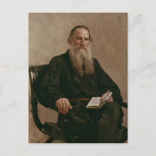 Lev Tolstoy 1887 Postcard