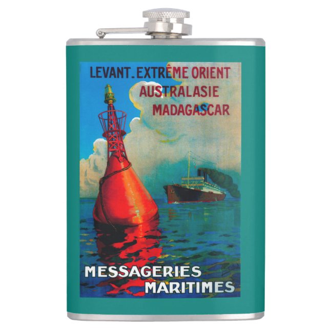 Levant Extreme Orient Vintage PosterEurope Hip Flask (Front)