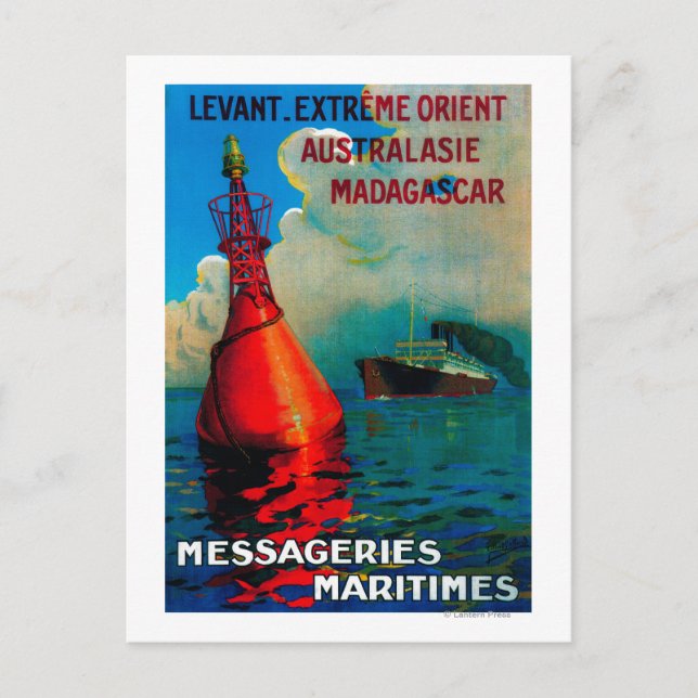 Levant Extreme Orient Vintage PosterEurope Postcard (Front)