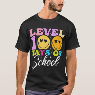 level 100 days of school 100 days loading T-Shirt