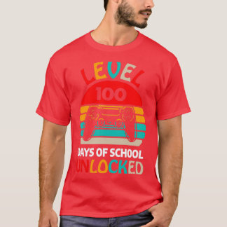 level 100 days of school unlocked 12 T-Shirt