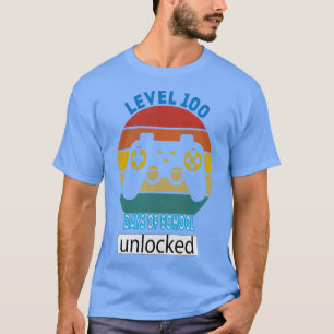 level 100 days of school unlocked 27 T-Shirt