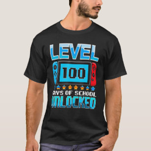 Level 100 Days Of School Unlocked Game Over Boys K T-Shirt