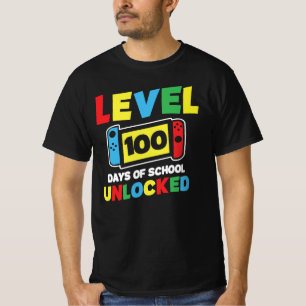 Level 100 Days Of School Unlocked T-Shirt