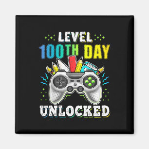 Level 100th Day Of School Unlocked Videos Game Fun Magnet