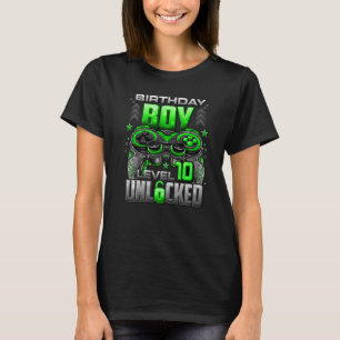 Level 10 Unlocked Awesome Since 2012 10th Birthday T-Shirt