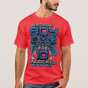Level 10 Unlocked Awesome Since 2013 10th Birthday T-Shirt