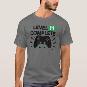 Level 11 Complete Tee Game Console Video Gamer 11