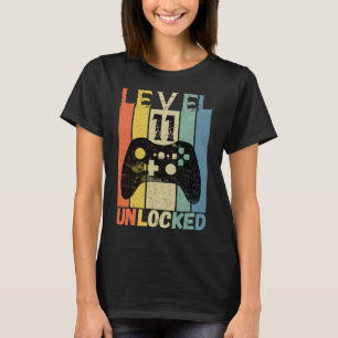 Level 11 Unlocked Birthday Shirt Gamer Shirt Boys