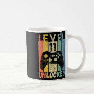Level 11 Unlocked Birthday Shirt Gamer Shirt Boys Coffee Mug