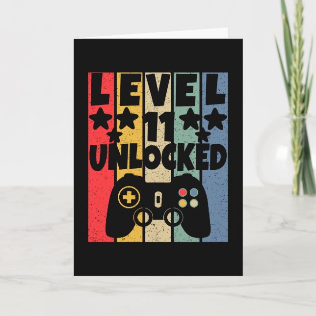 Level 11 Unlocked Card (Front)
