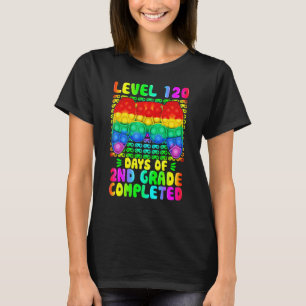 Level 120 Days Of 2nd Grade Completed Video Game P T-Shirt