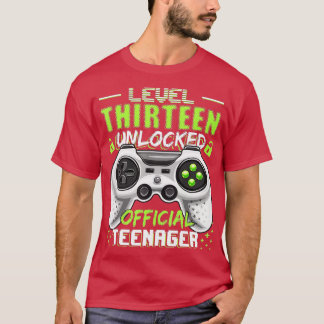 Level 13 Unlocked 13th Video Birthday Gift (117 T-Shirt