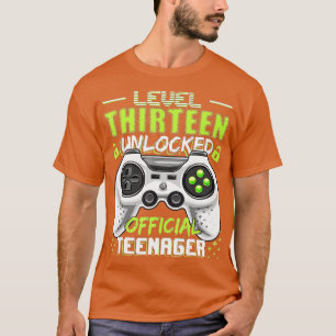 Level 13 Unlocked 13th Video Birthday Gift (129 T-Shirt