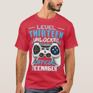 Level 13 Unlocked 13th Video Birthday Gift (130 T-Shirt
