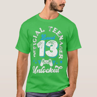 Level 13 Unlocked 13th Video Birthday Gift (154 T-Shirt