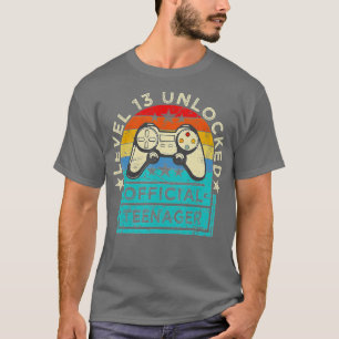 Level 13 Unlocked  13th Video  Birthday Gift  (155 T-Shirt