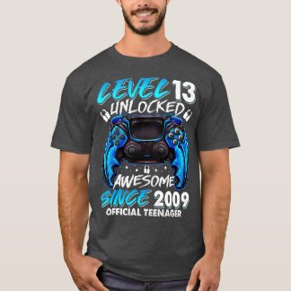 Level 13 Unlocked  13th Video  Birthday Gift  (156 T-Shirt