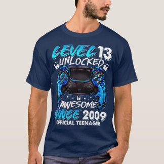 Level 13 Unlocked  13th Video  Birthday Gift  (156 T-Shirt