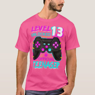 Level 13 Unlocked 13th Video Birthday Gift (46) T-Shirt