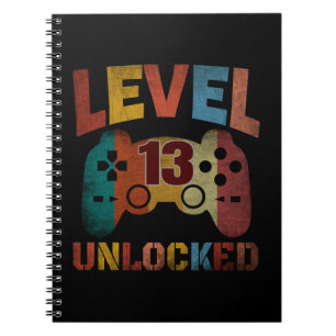 LEVEL 13 UNLOCKED NOTEBOOK