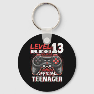 Level 13 Unlocked Official Teenager Video Game 13t Key Ring