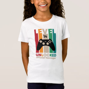 Level 14 Unlocked Official Teenager,14th Birthday  T-Shirt