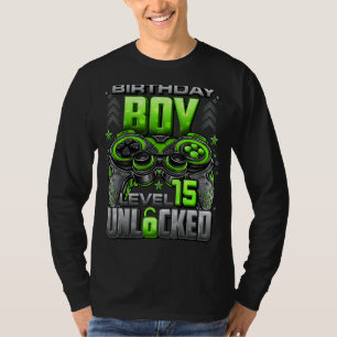Level 15 Unlocked Awesome Since 2007 15th Birthday T-Shirt