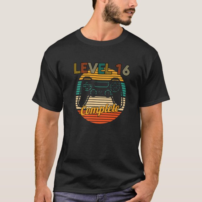 Level 16 Complete 16Th Birthday Boys T-Shirt (Front)