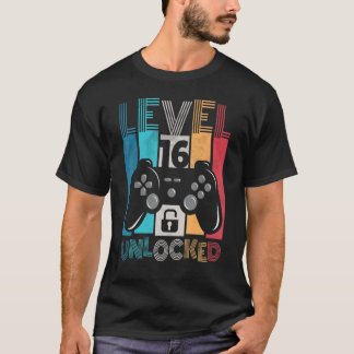 Level 16 Unlocked 18th Video Gamer Birthday T-Shirt