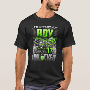 Level 17 Unlocked Awesome Since 2005 17th Birthday T-Shirt