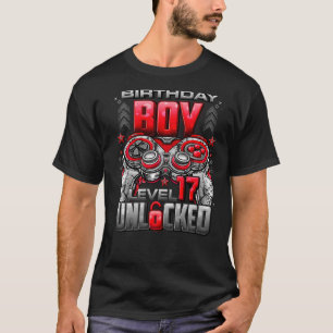 Level 17 Unlocked Awesome Since 2005 17th Birthday T-Shirt