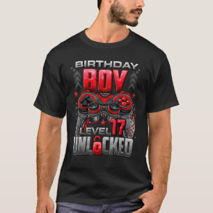 Level 17 Unlocked Awesome Since 2005 17th Birthday T-Shirt