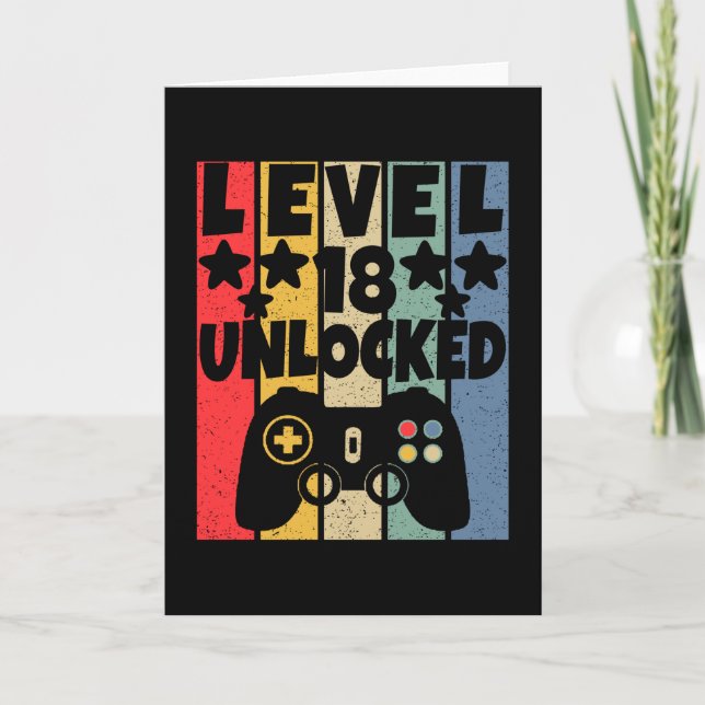 Level 18 Unlocked Card (Front)