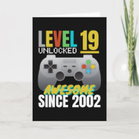 Level 19 Unlocked Awesome Since 2002
