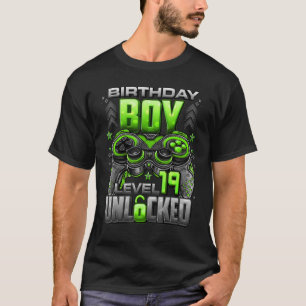 Level 19 Unlocked Awesome Since 2003 19th Birthday T-Shirt