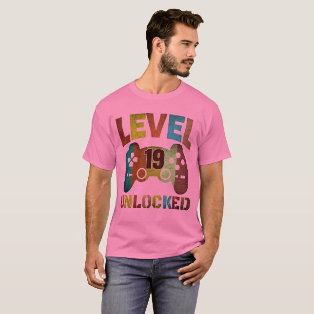 LEVEL 19 UNLOCKED T-Shirt (Front Full)