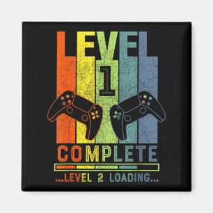 Level 1 Complete Gamer Gift 1 Years Wedding Annive Magnet