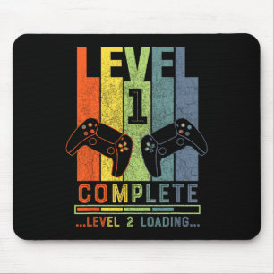 Level 1 Complete Gamer Gift 1 Years Wedding Annive Mouse Pad