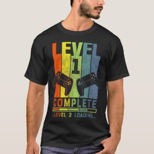 Level 1 Complete Gamer Gift 1 Years Wedding Annive T-Shirt