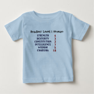 Level 1 Human Personalise Baby T-Shirt