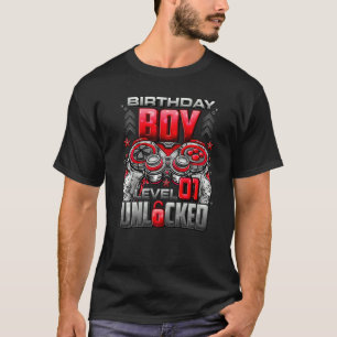 Level 1 Unlocked Awesome Since 2021 1st Birthday G T-Shirt