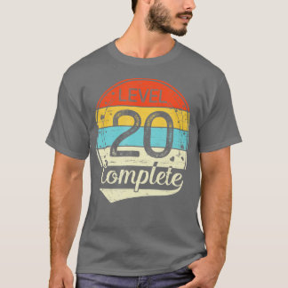 Level 20 Complete 20th Wedding Anniversary Gift Hi T-Shirt