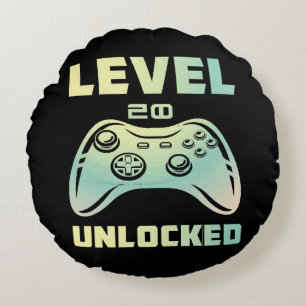 level 20 unlocked round cushion