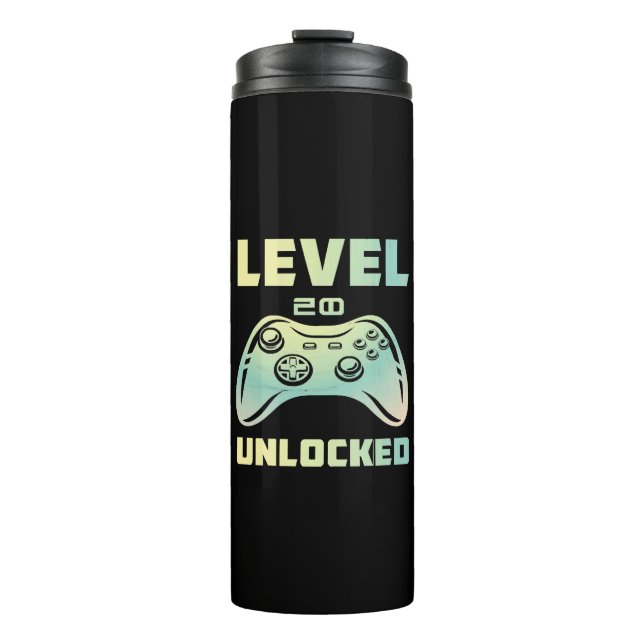 level 20 unlocked thermal tumbler (Front)
