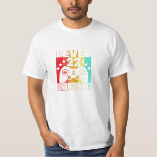 Level 22 BDay Men 22th T-Shirt