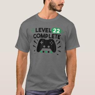 Level 22 Complete Tee Game Console Video Gamer 22