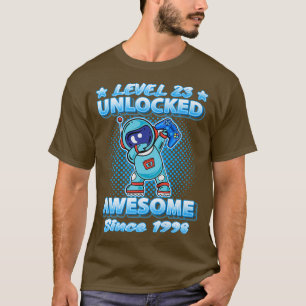 Level 23 Unlocked Awesome Since 1998 Dabbing Astro T-Shirt